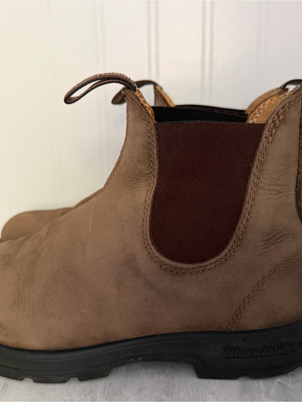 BLUNDSTONE 585 Chelsea boot 5.5 (US women 8.5 men 6.5) in rustic brown - Picture 3 of 8